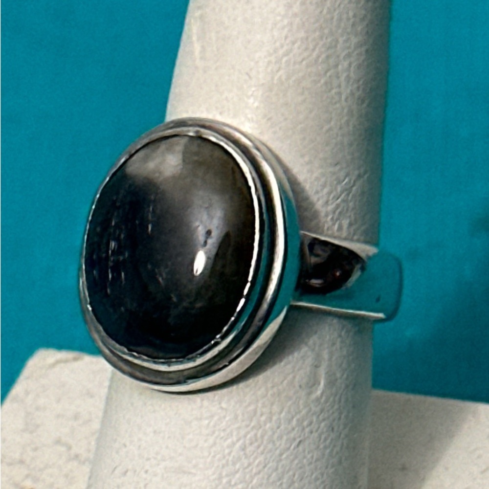 Elegant Multi-Stone Silver Rings Set - Picture 4 of 7